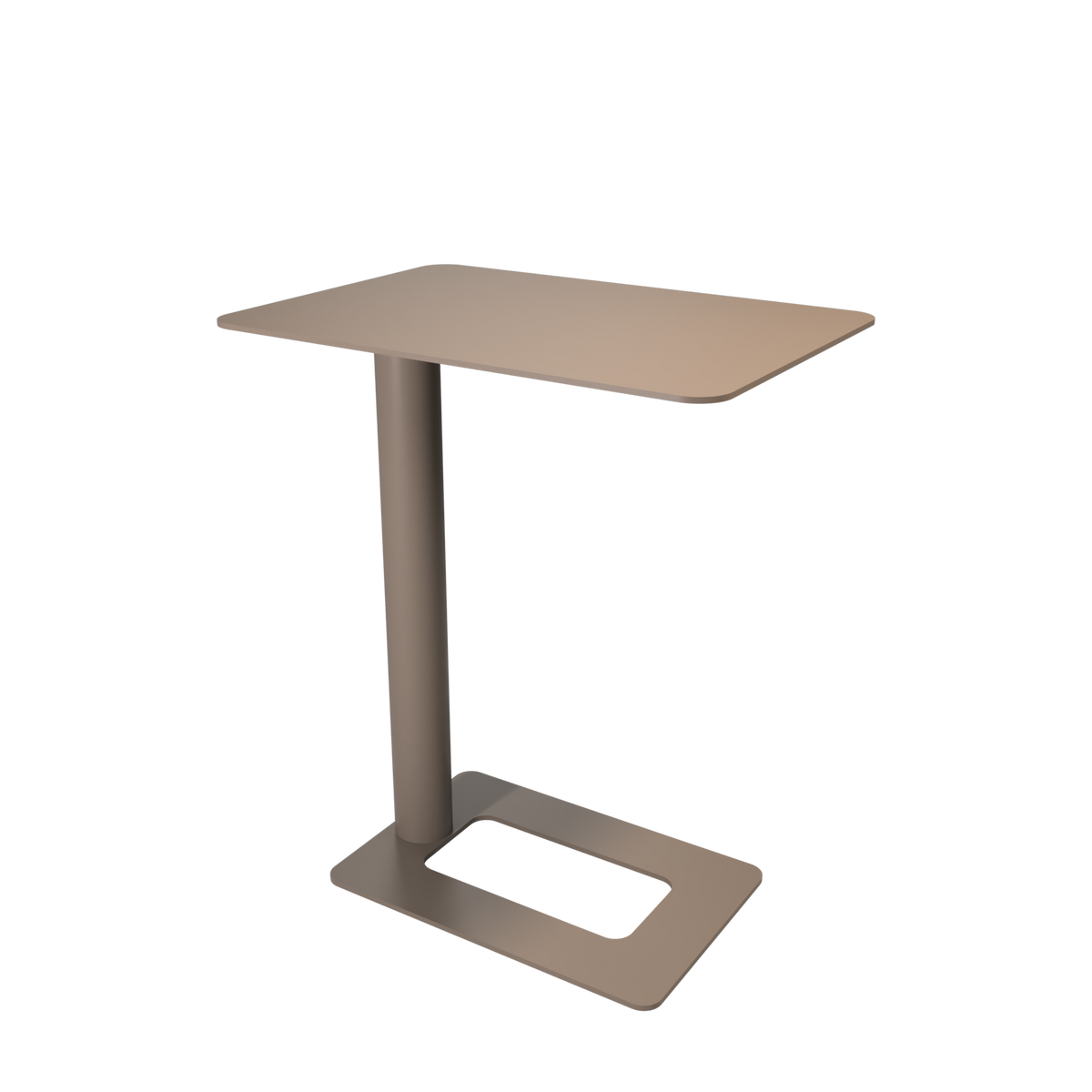 SELKA NERA fixed-height laptop table in RAL 7006
