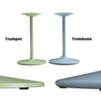 TRUMPET | piétements de table en aluminium
