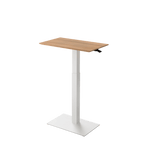 Height adjustable desk Mahtuva M Oak with white base is good choice for remote workers by Selkastore