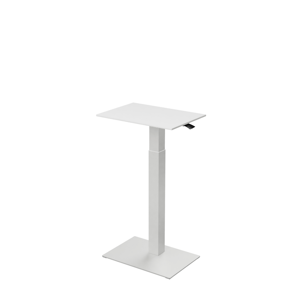 Height adjustable desk Mahtuva S White is good choice for remote workers by Selkastore