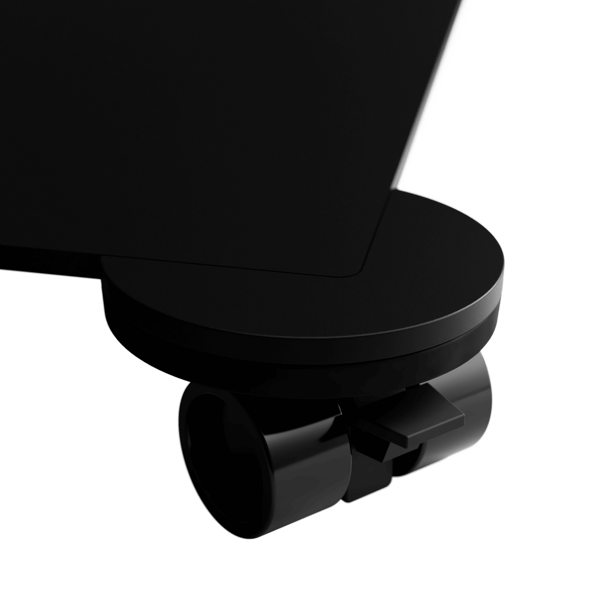 Move your MAHTUVA and ELECTRO tables more easily with wheels. Black wheel.