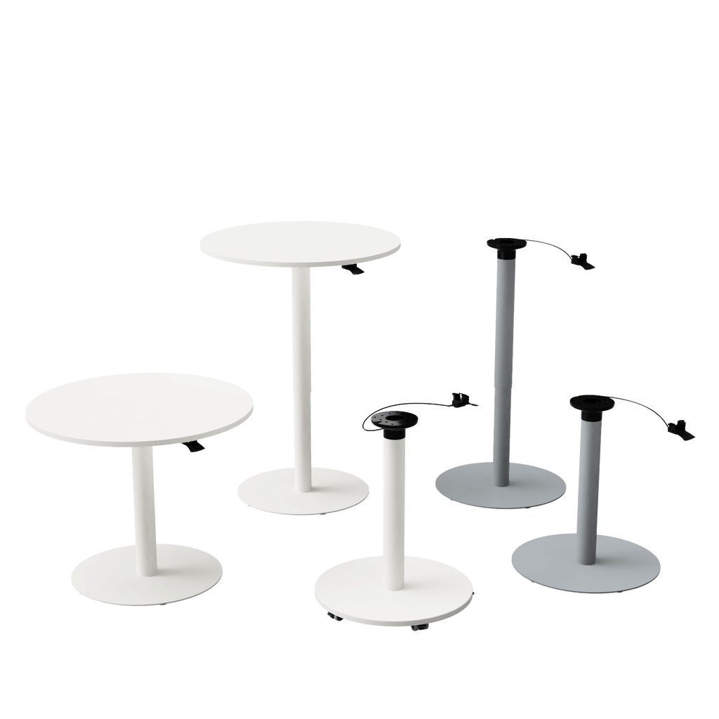 POP | height-adjustable table base, round