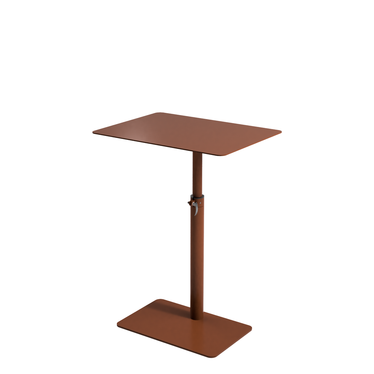 SOPIVA M+ 68x50 Aluminum | Height adjustable desk