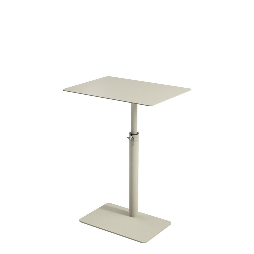 SOPIVA M+ 68x50 Aluminum | Height adjustable desk