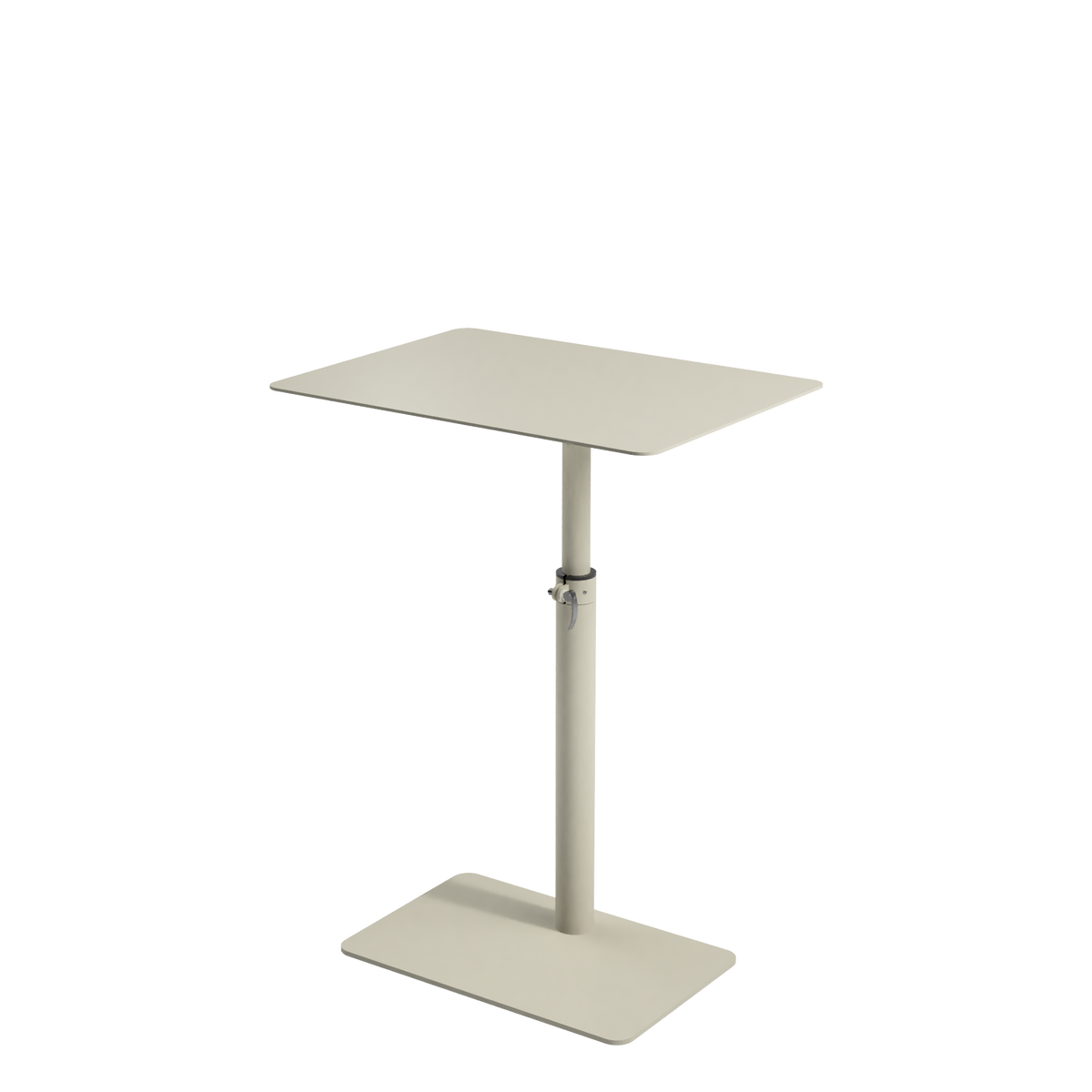 SOPIVA M+ 68x50 Aluminum | Height adjustable desk