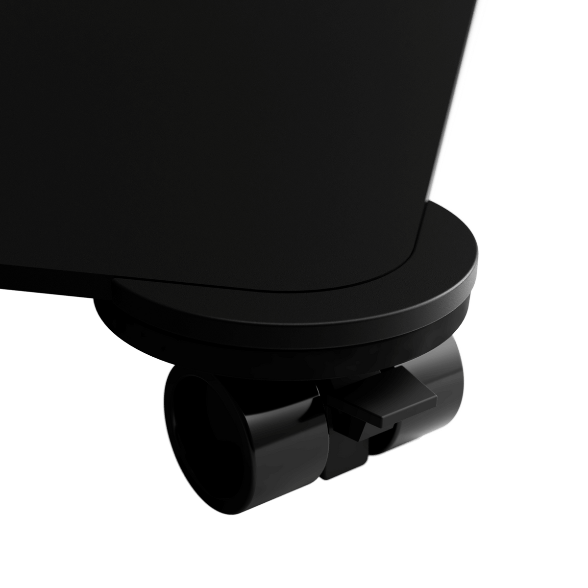 Move your SOPIVA table more easily with wheels. Black wheel.