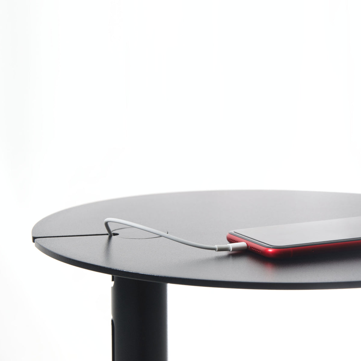 WIREUP | side table with hidden wire slot
