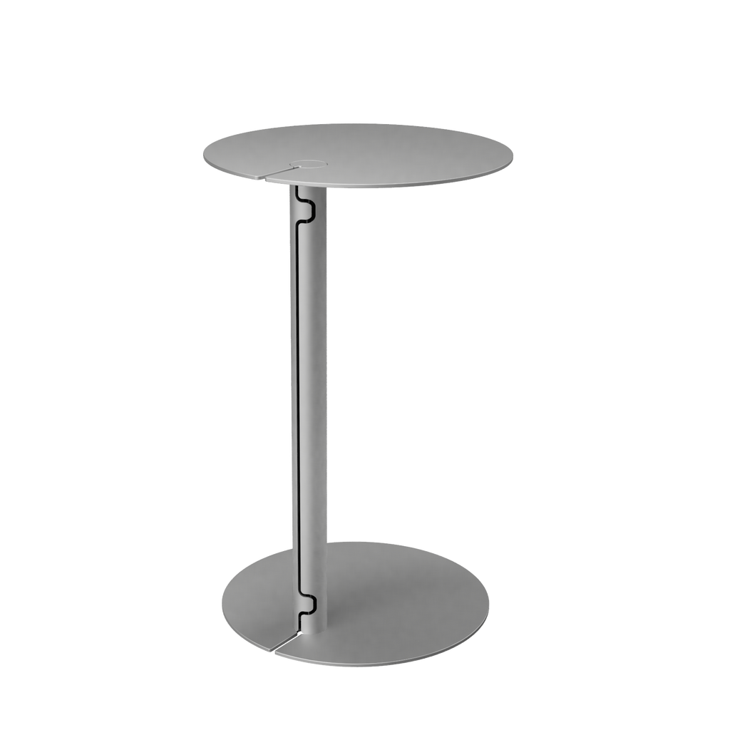 WIREUP | side table with hidden wire slot